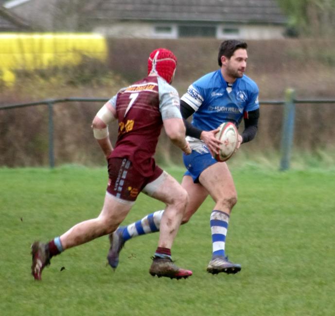 Mikey Jones carries for The Blues
